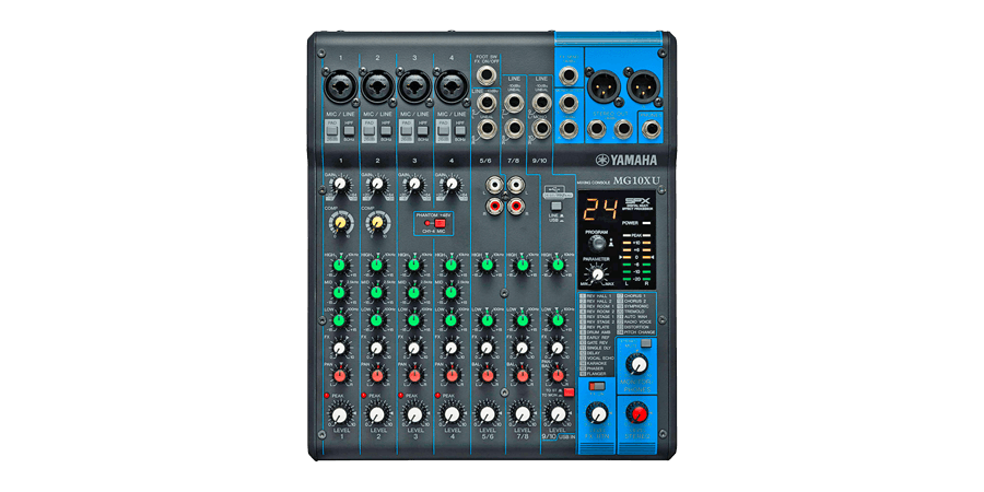 Bàn mixer Yamaha MG10XU "Mixer Analog, 10 kênh"