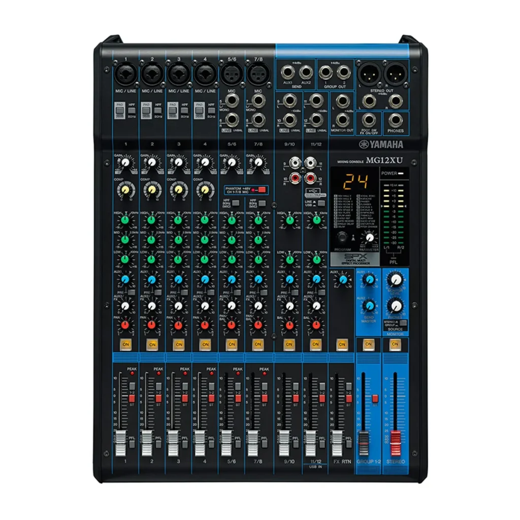 Bàn mixer Yamaha MG12XU, Mixer Analog 12 CH(Kênh)